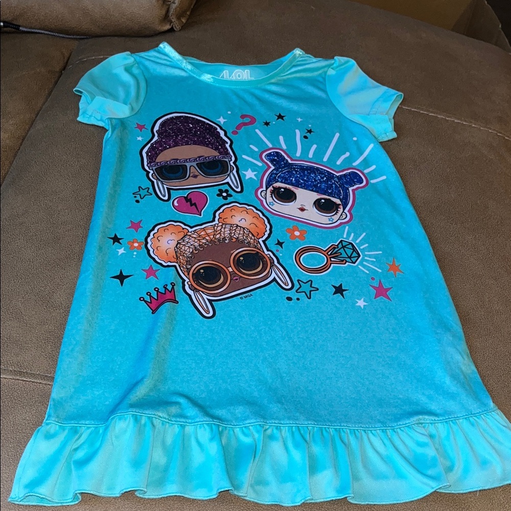 L.O.L. Surprise! Kids Nightgown - Blue and Pink